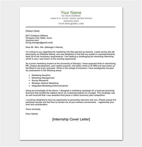 Internship Request Letter Priscolevana