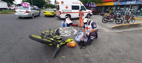 Pareja De Motociclista Resulta Lesionada Tras Ser Impactada Por Taxista