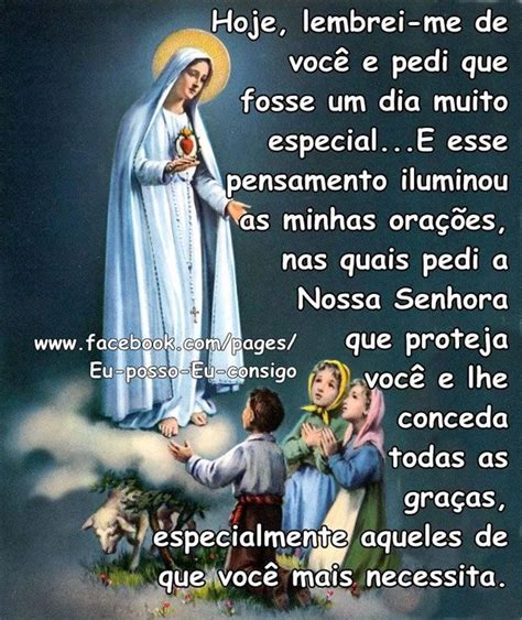 Imagem De Nossa Senhora Bom Dia E Mensagem Em Portugues