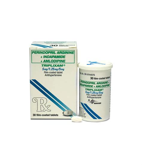 TRIPLIXAM Perindopril Arginine Indapamide Amlodipine Besilate 5mg