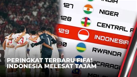 Update Rangking Fifa Timnas Indonesia Naik Posisi 129 Dunia Onenews