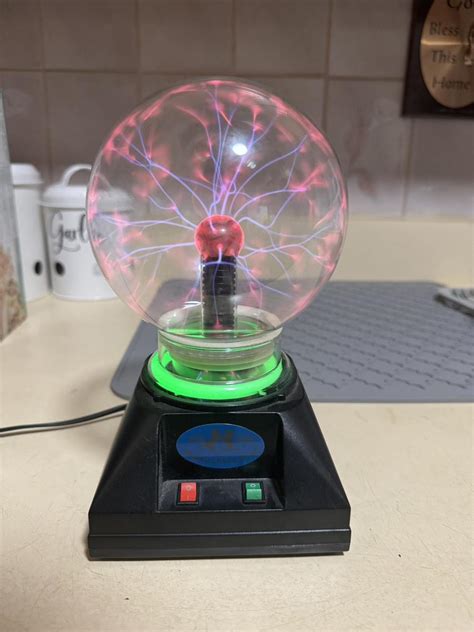 Plasma globe, works perfectly and is reactive - Depop