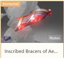 Dota Bracers Of Aeons Of The Crimson Witness Video Gaming Gaming