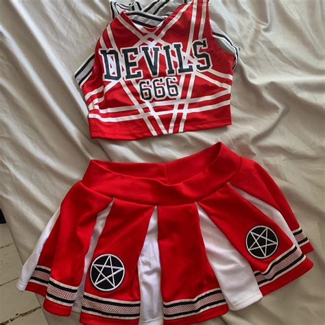 Dolls Kill Satans Cheerleader Halloween Depop