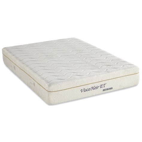 Bed Boss King Size Visco Heir ET Memory Foam Mattress, 11-inch Medium Firm with Dimensions ...