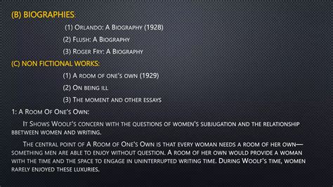 Virginia Woolf Biography Pptx