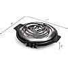 Maxi Matic ESB 300X Elite Cuisine 750 Watt Single Burner Electric Hot Plate Black Amazon Ca Home