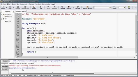 02 Video De C Variables Char Y String YouTube