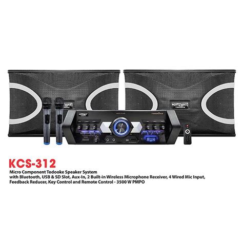 Konzert KCS 312 3500W PMPO Micro Component Todooke Speaker System