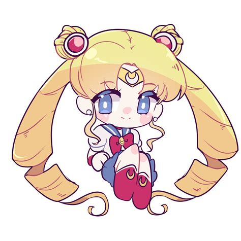 [oc] Chibi Sailor Moon By Me R Sailormoon