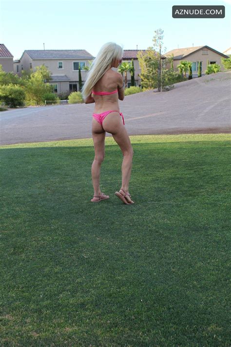 Frenchy Morgan Nude In A Very Skimpy Pink Bikini In Las Vegas AZNude