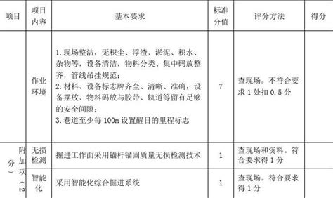 2020版煤矿安全生产标准化管理体系基本要求及评分方法试行 采煤掘进专业文档之家