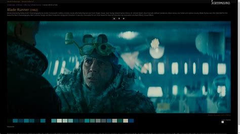 Blade Runner 1982 Color Palette