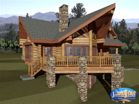 Log Cabins Under 1500 Sq Ft - Jeremiah Johnson Custom Log Homes