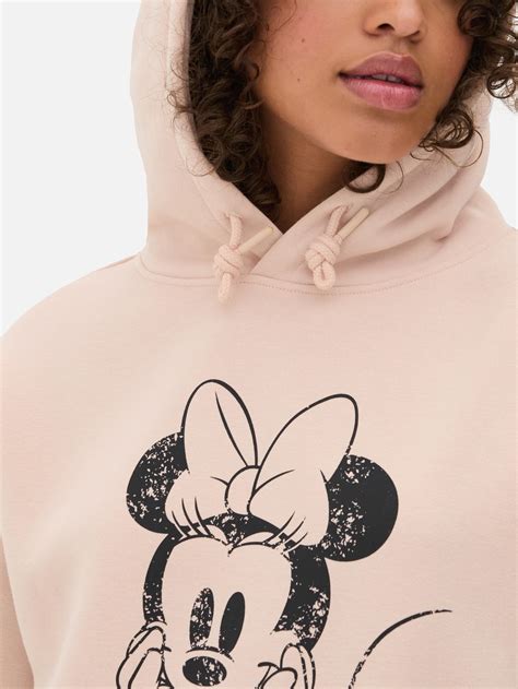 Sudadera Con Capucha De Minnie Mouse Rosa Mujer Primark