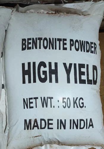 High Viscosity Bentonite Powder Packaging Type Pp Bags Packaging