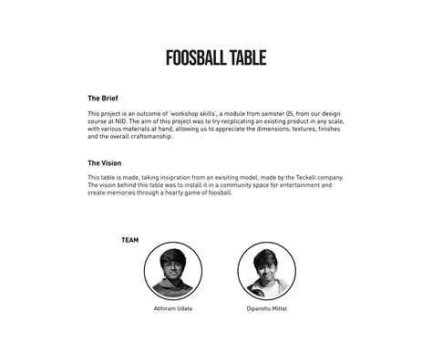 Foosball table :: Behance