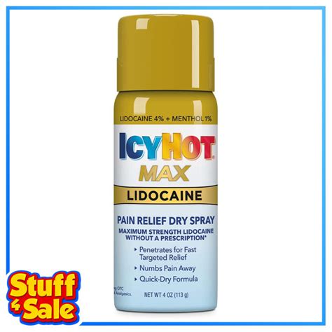 Icy Hot Max Pain Relief Dry Spray 4 Oz 113g Lazada PH