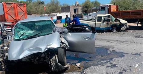 Veh Culo Invade Carril Y Choca Contra Auto Un Lesionado