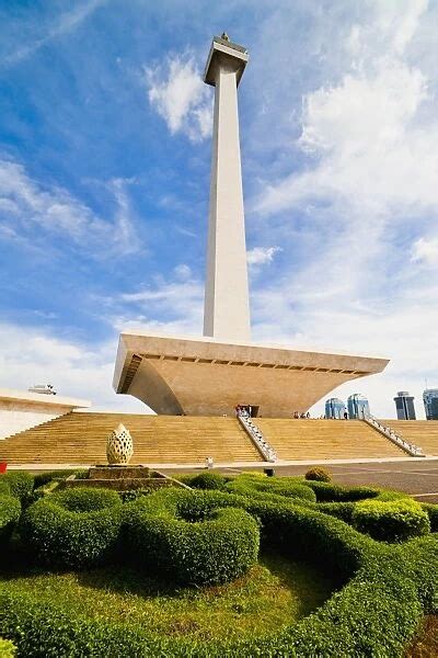 The National Monument Monas In Merdeka Square Jakarta