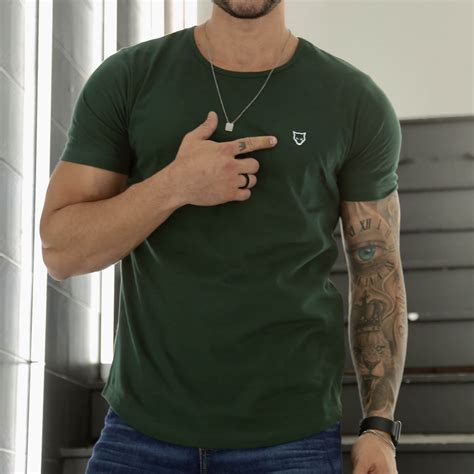 Camiseta B Sica Premium Long Volk Culture Verde Harpia Moda