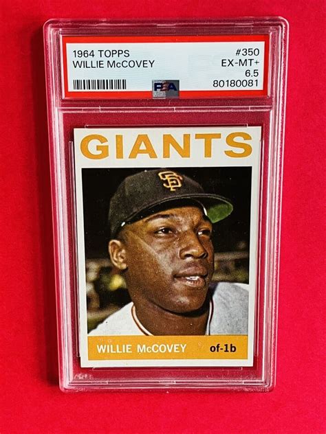 Topps Willie Mccovey Card San Francisco Giants Psa