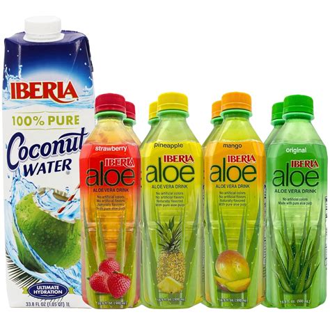 Amazon Iberia Coconut Water 33 8 Fl Oz Iberia Aloe Vera Drink