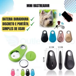 Rastreador Bluetooth Pet Localizador App Celular Tag Mala Carteira Gato