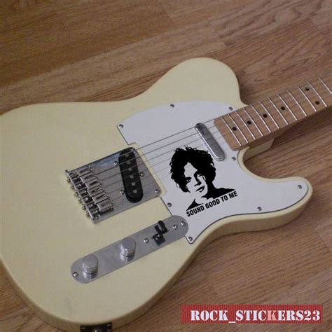 Jack White guitar sticker portrait decal poster vinyl The White Stripes ...