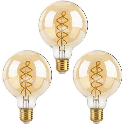 Dimmable Edison Ampoules Led E G Vintage Led Filament Spirale