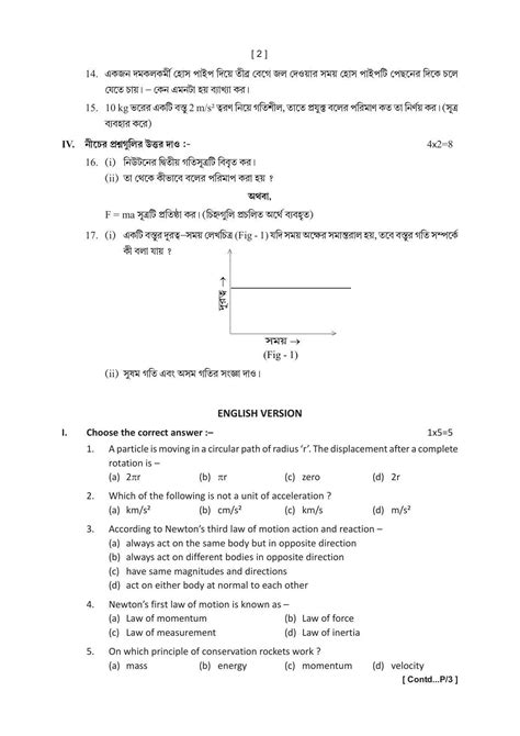 Tbse Class 9 Science Half Yearly Model Question Paper Indcareer Schools