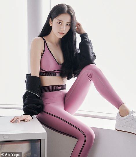 Blackpink Singer Jisoo Shows Off Her Slender Figure In Bra Tops For Alo