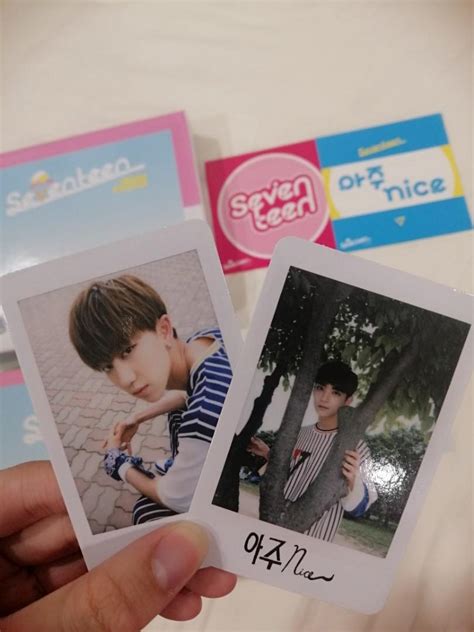 Seventeen Love Letter Repackage Album W Minghao Joshua DK PC