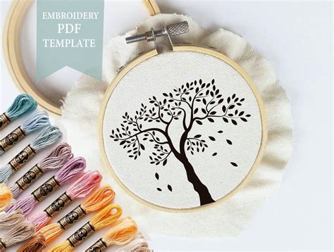 PDF Pattern Tree of Life Hand Embroidery Pattern Embroidery | Etsy