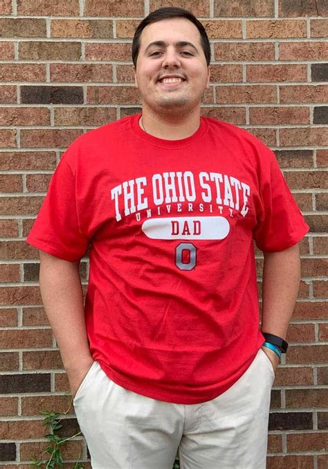 Champion Ohio State Buckeyes Red Dad Short Sleeve T Shirt Dad Shorts