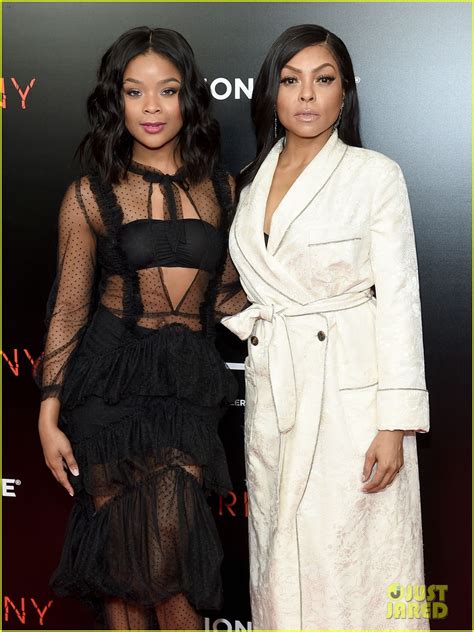 Taraji P Henson Goes Sexy In White Trench Coat For Acrimony Premiere