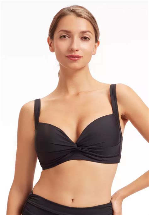 Sunseeker Sunseeker Core Solid D Cup Bikini Top Buy Sunseeker