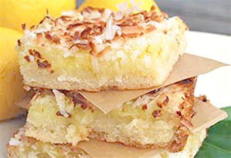 Lemon Coconut Bars Gonna Want Seconds