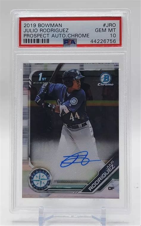 Julio Rodriguez Bowman Cpa Jro Chrome Prospect Auto St Price