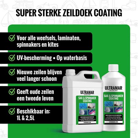 Ultramar Sail Spinnaker Coating Super Sterke Zeildoek Coating