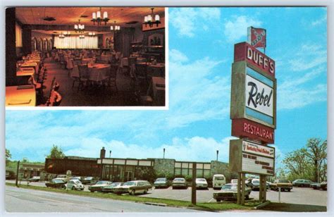 1960 S Duff S Restaurant Kentucky Fried Chicken Dining Room Winchester