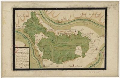 Plan De La For T De Rouvray Lev Par Ordre De Mrs Les Commissaires De