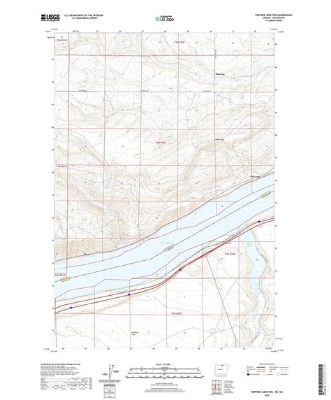 Heppner Junction Oregon US Topo Map – MyTopo Map Store