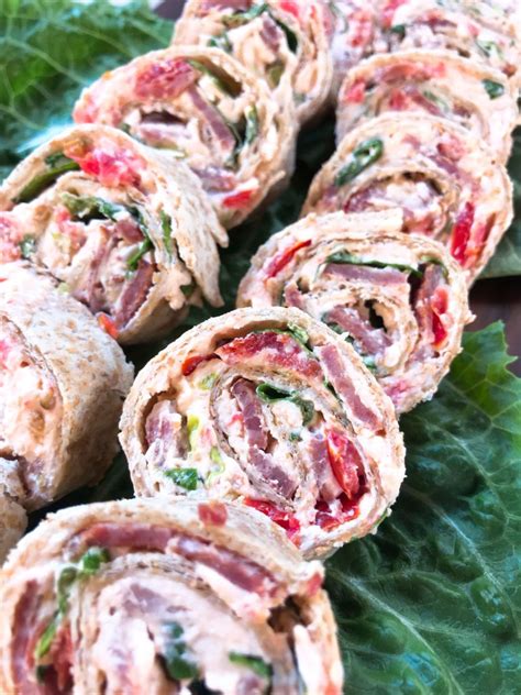 Caesar BLT Pinwheel Roll Ups Three Olives Branch