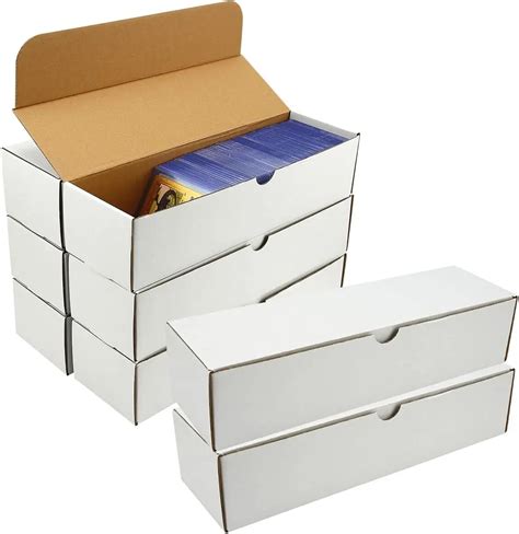 Biu Boom Storage Boxes For Sports Cards Corrugated Cardboard