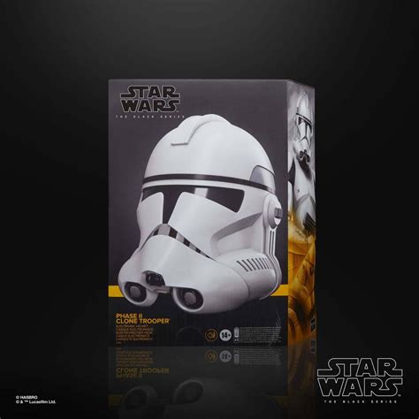 Star Wars Casque Clone Trooper Phase Ii Officiel Avec Changeur De