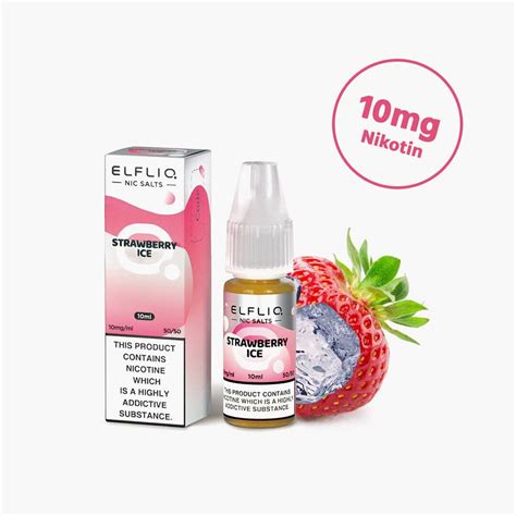 Elf Bar Elfliq Strawberry Ice Nikotinsalz Liquid 10mg