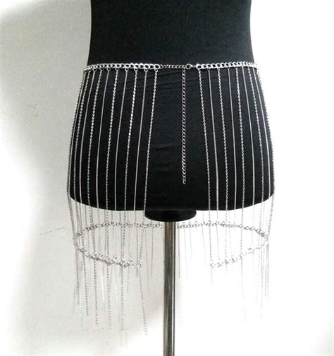 Buy Wholesale New Sexy Tassel Belly Waist Chain Bikini Body Chain Jewelry For Women Gray From