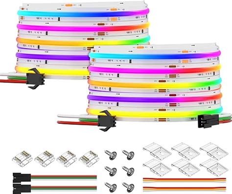 Amazon BTF LIGHTING FCOB WS2811 IC RGB Chip Flexible High Density