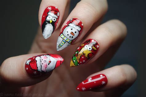 Christmas nail art